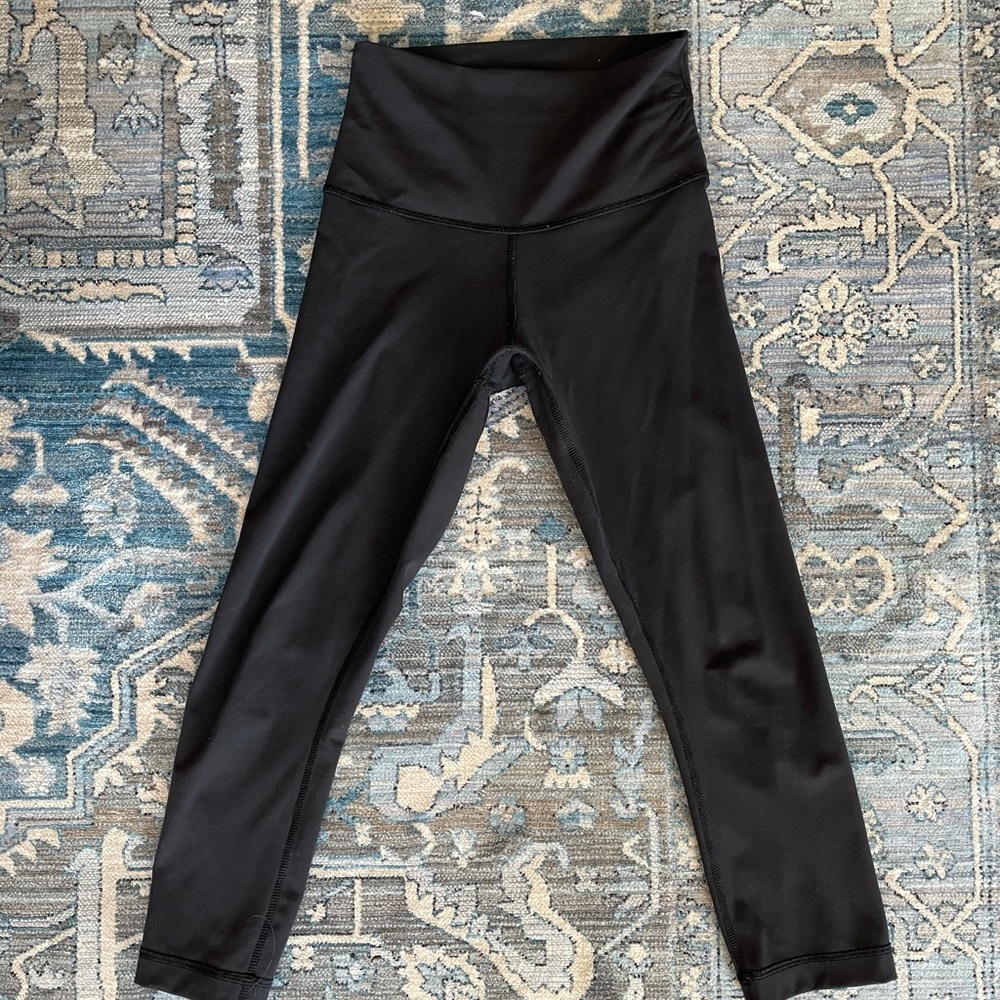 Lululemon Wunder Under Hugh Rise Crop 23” black